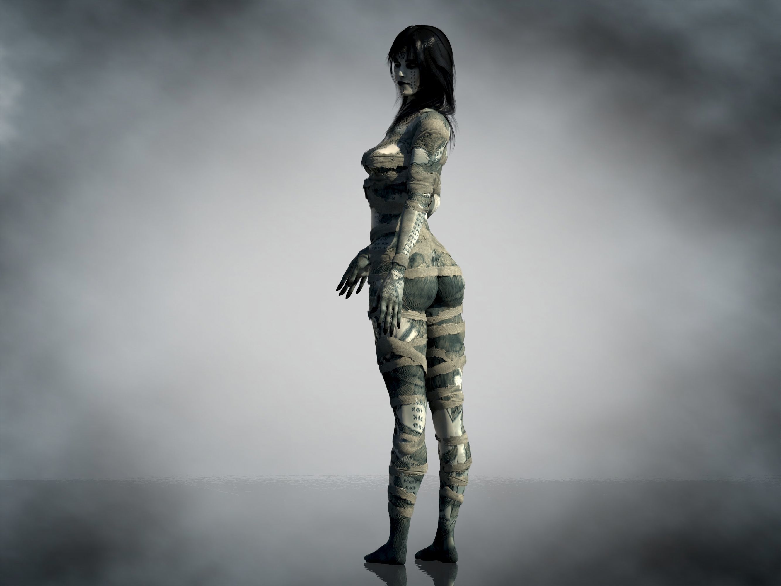 Ahmanet Low-poly 3D model_6