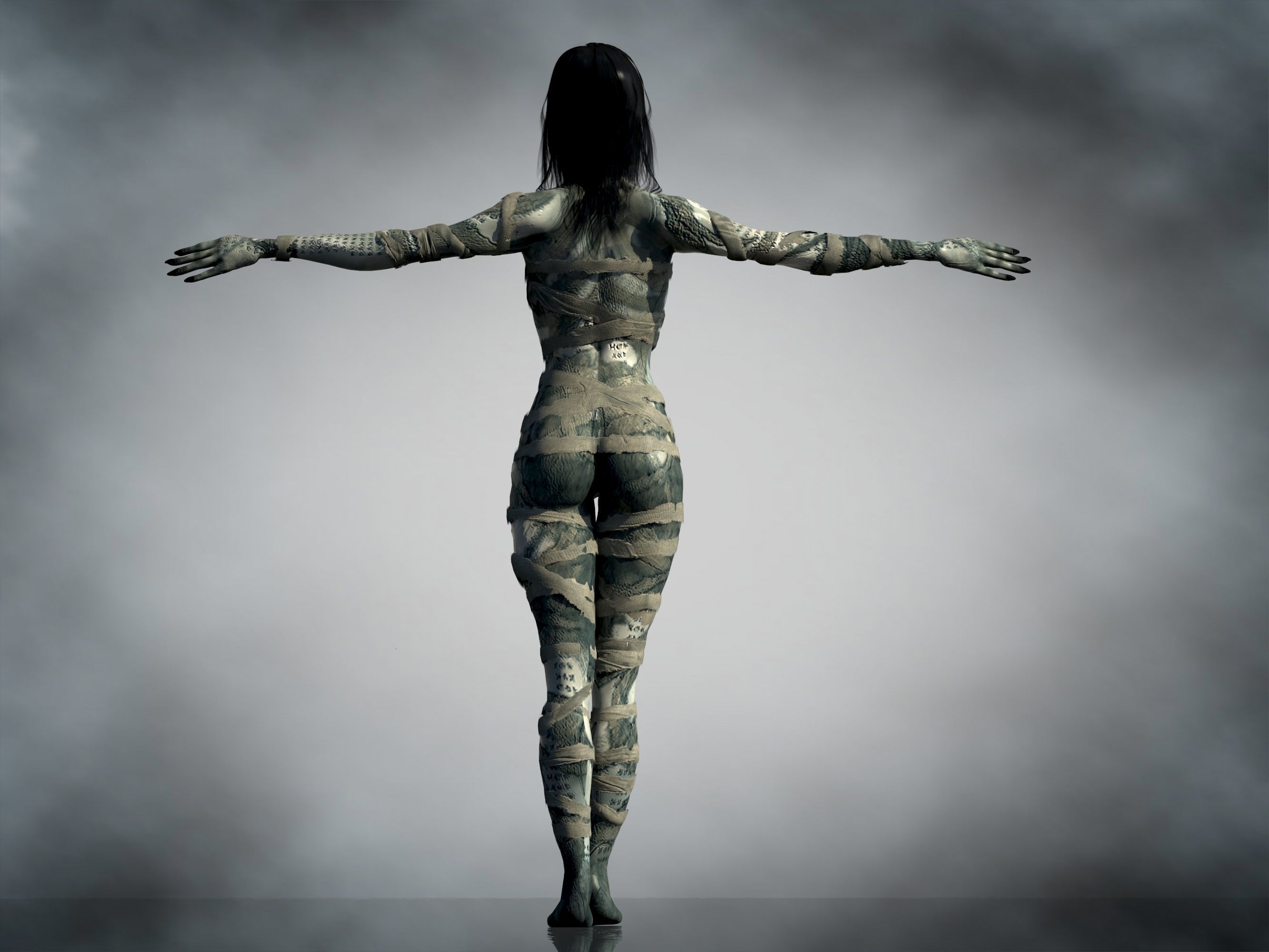 Ahmanet Low-poly 3D model_7