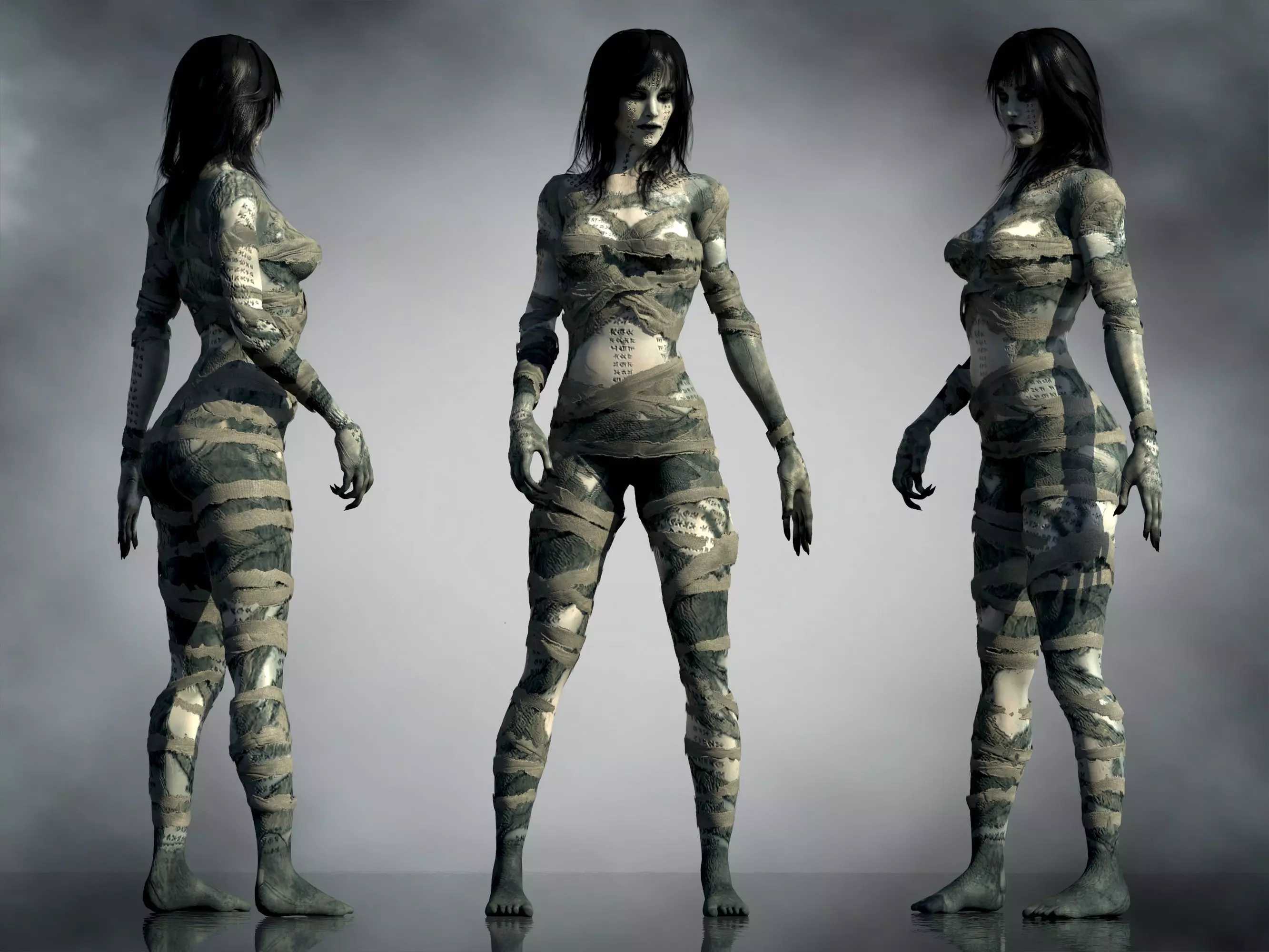 Ahmanet Low-poly 3D model_0