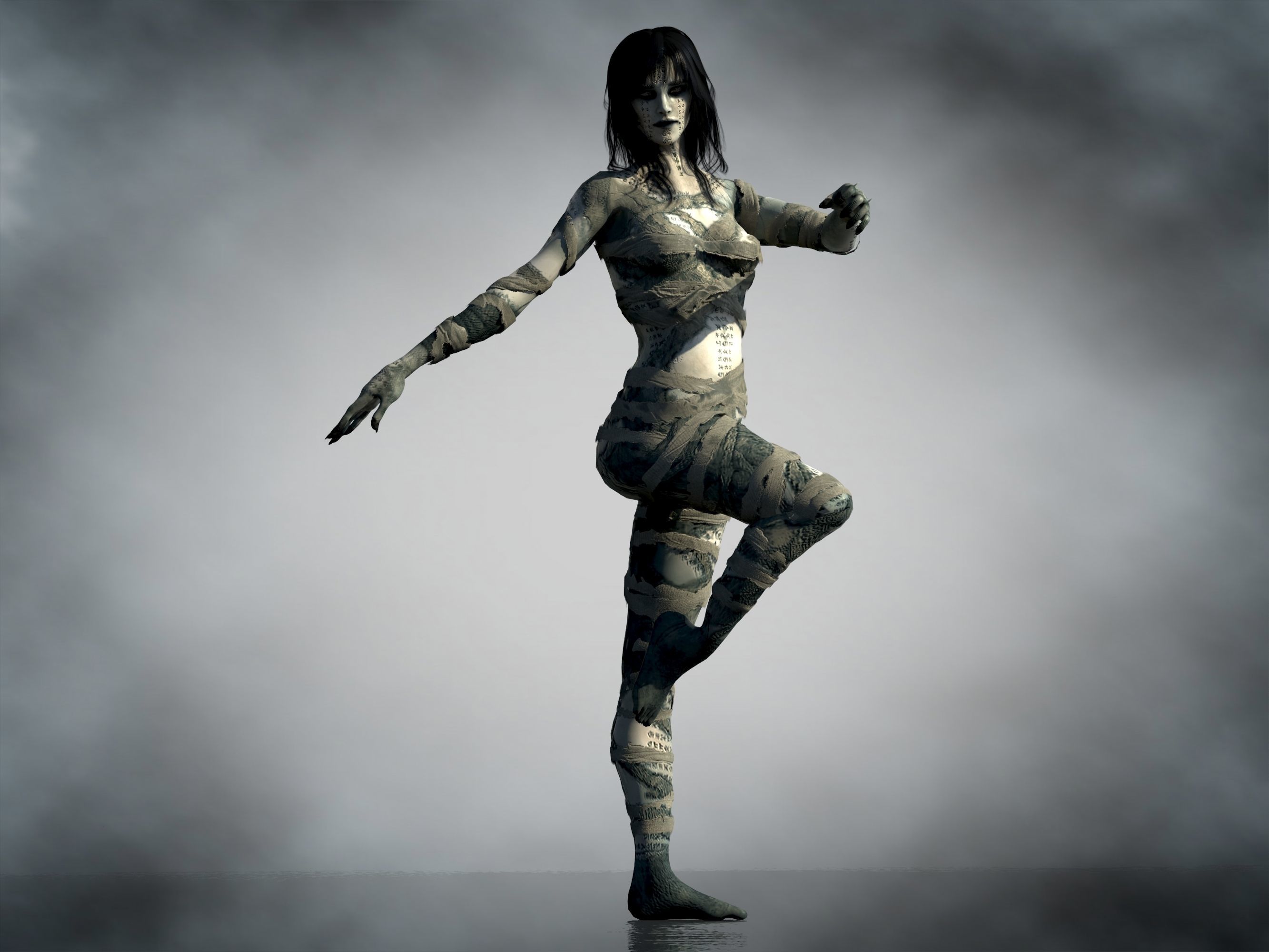 Ahmanet Low-poly 3D model_12