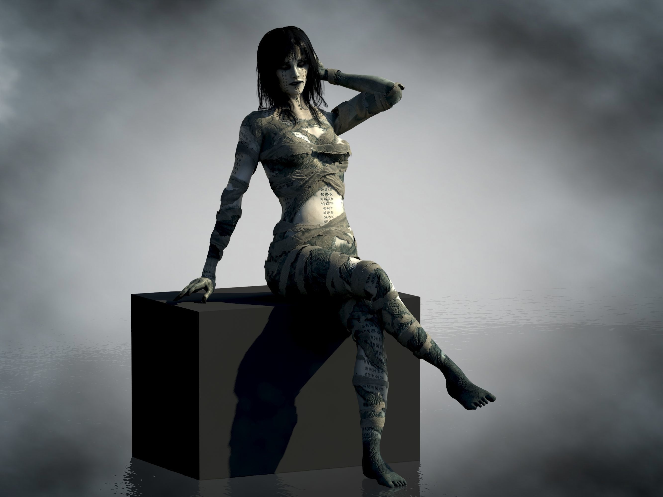 Ahmanet Low-poly 3D model_4