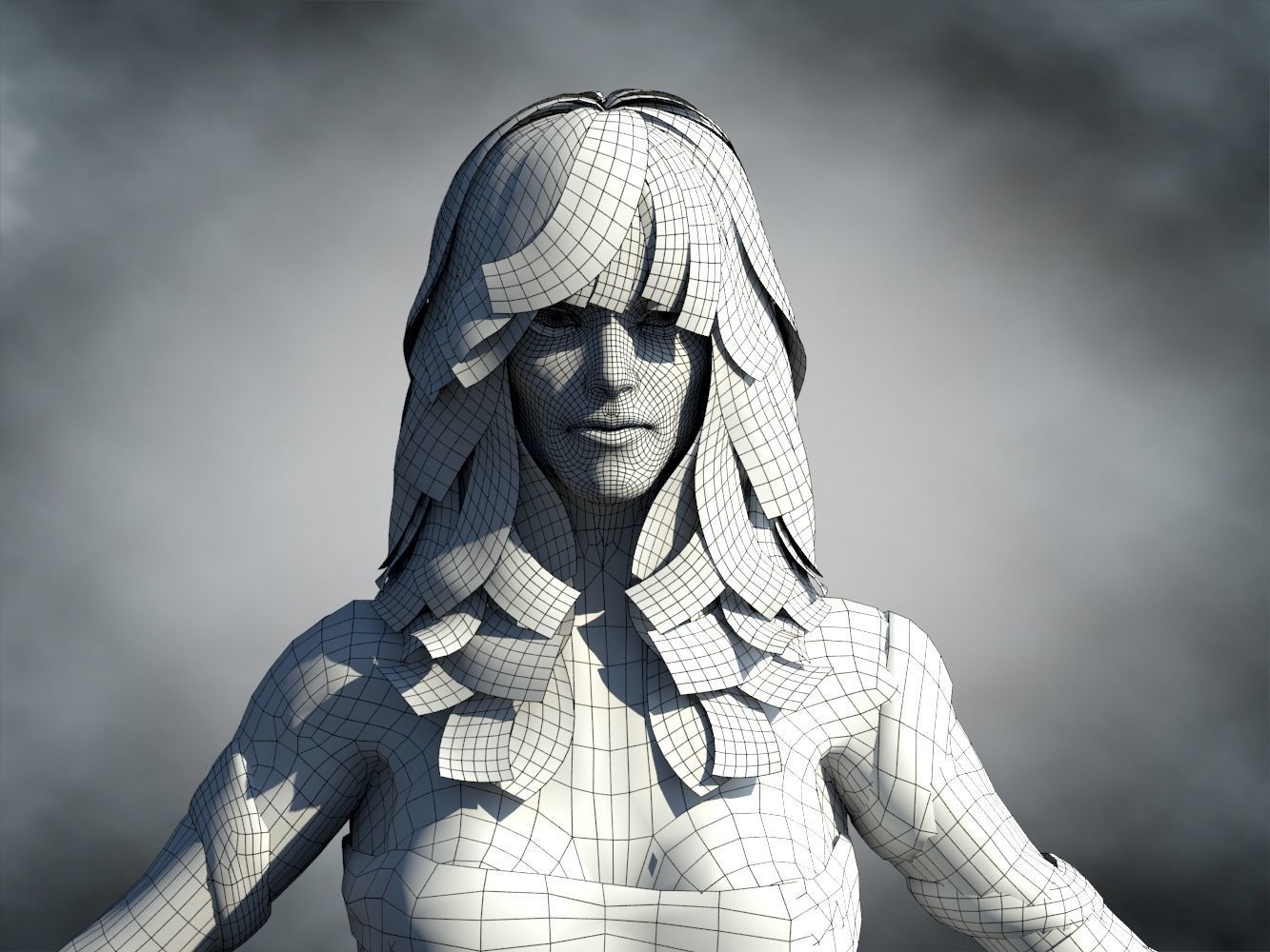 Ahmanet Low-poly 3D model_21