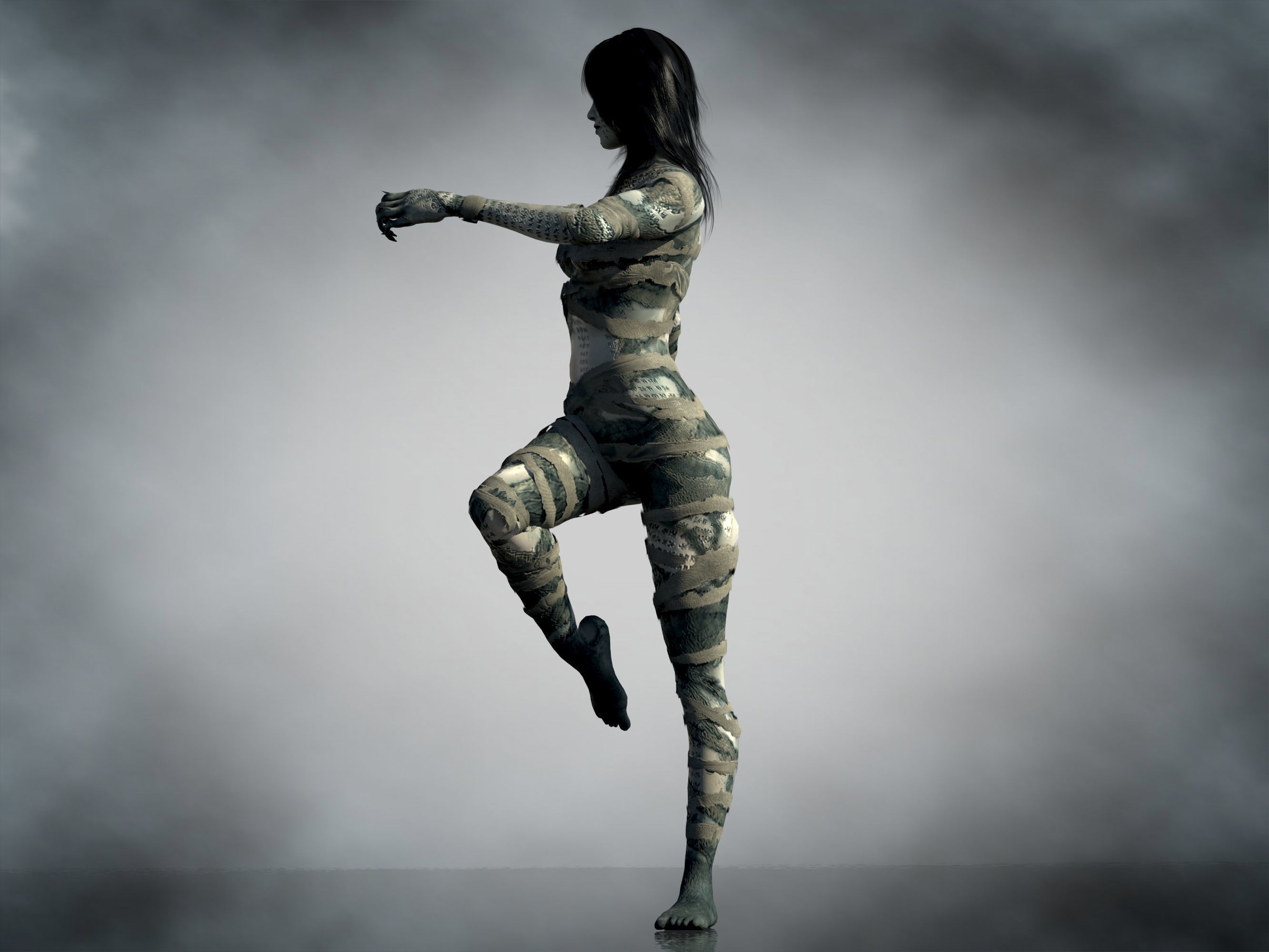 Ahmanet Low-poly 3D model_18