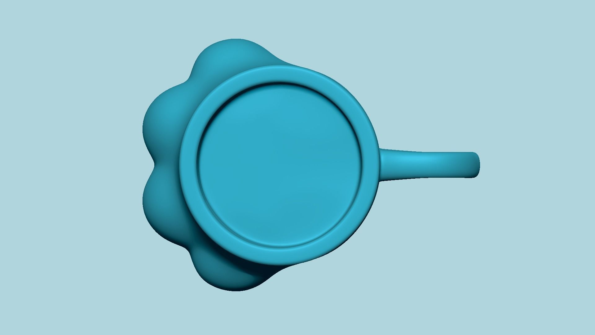 Cat Paw - Cute Creative MUG STL 3D print model_11