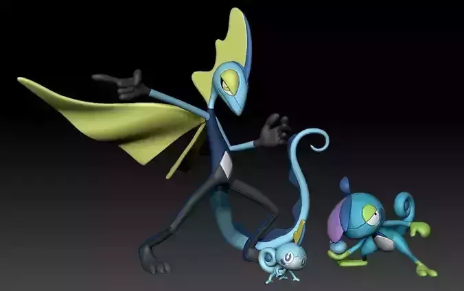Pokemon Sobble Drizzile Inteleon