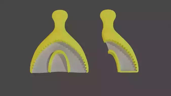 Bite tray - dental impression 3D model