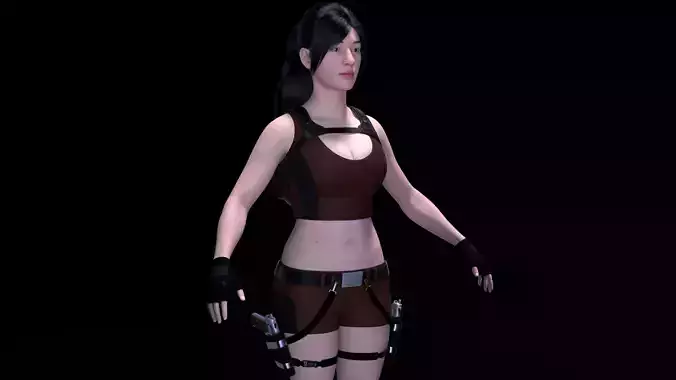 Lara croft Free 3D model