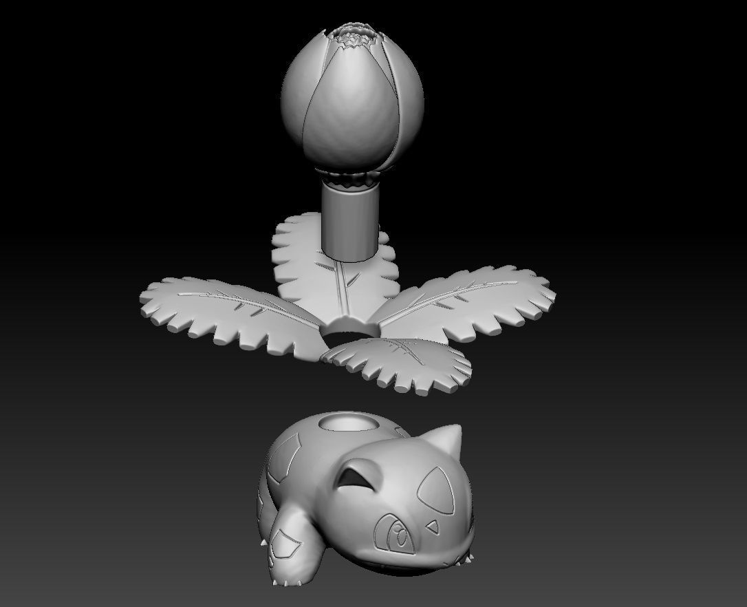 Pokemon Bulbasaur Ivysaur Venusaur Mega Evolution 3D print model_2