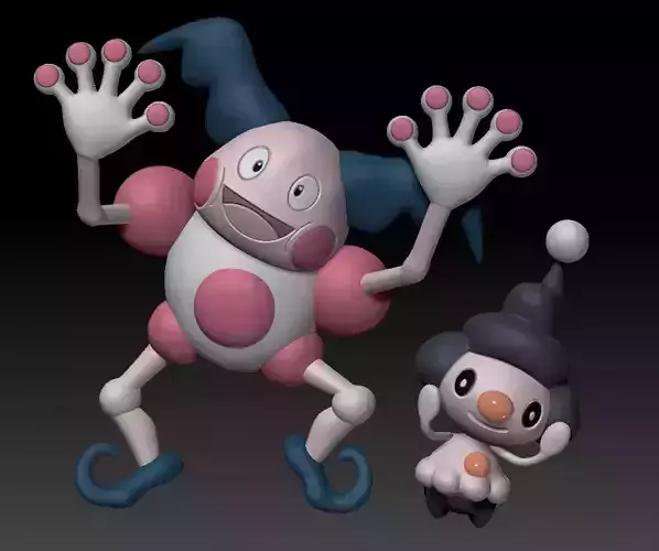Pokemon MimeJr MrMime