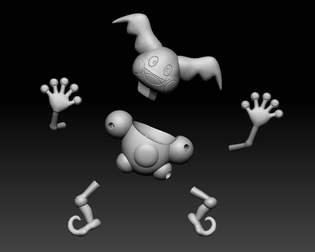Pokemon MimeJr MrMime 3D print model_2