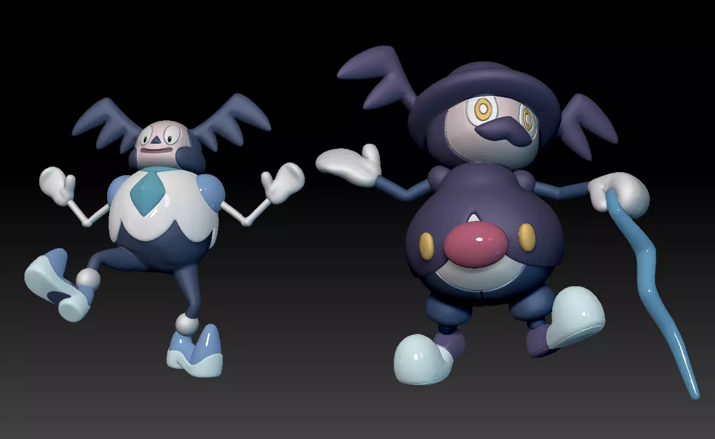Pokemon Galarian MrMime MrRime 3D print model_0