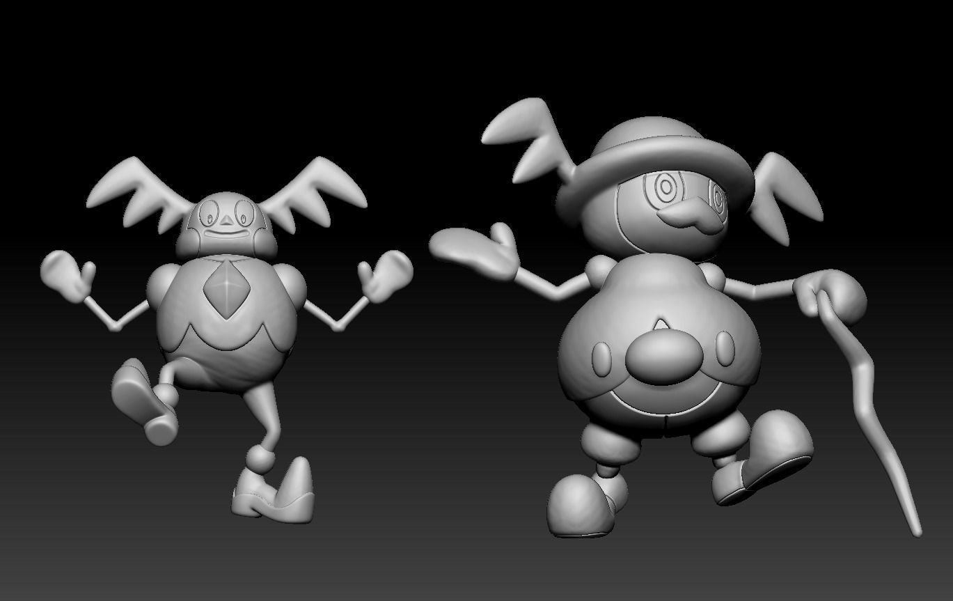 Pokemon Galarian MrMime MrRime 3D print model_1