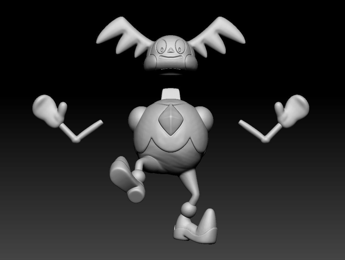 Pokemon Galarian MrMime MrRime 3D print model_3