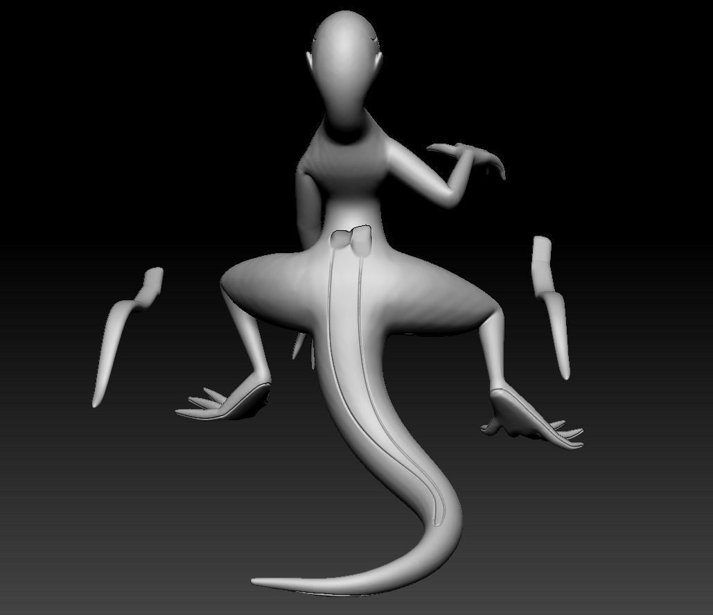 Pokemon Salandit Salazzle 3D print model_2