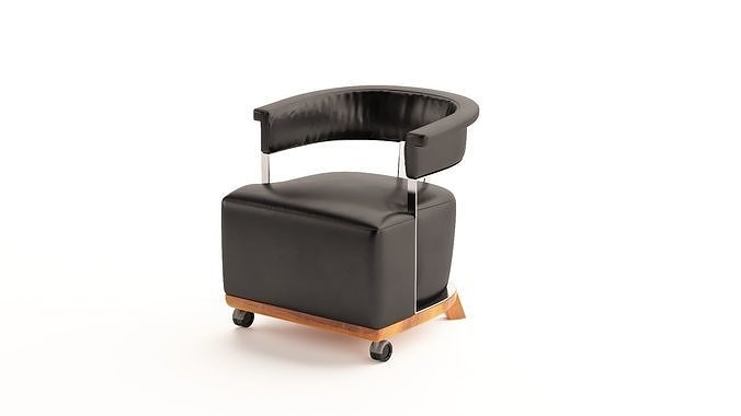 Hanji Lounge Armchair 3D model