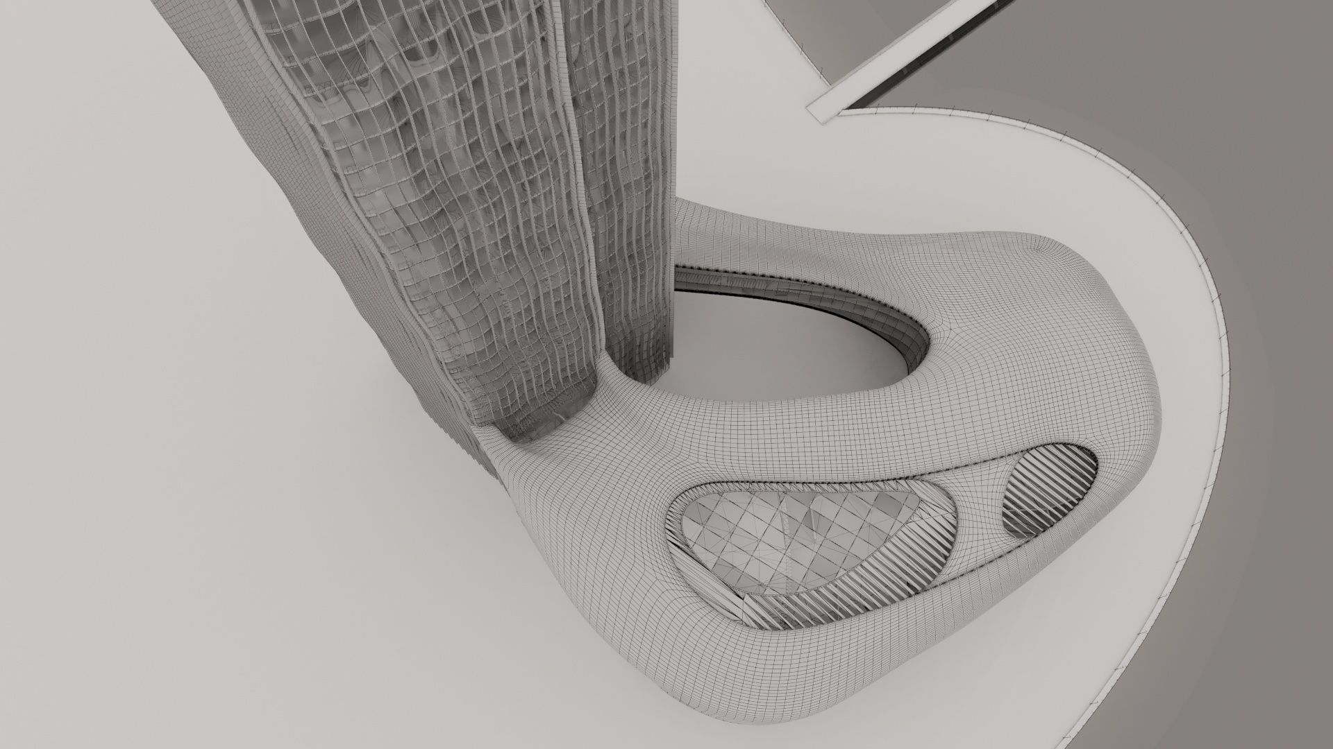 Futuristic building collection 4x 10 _17