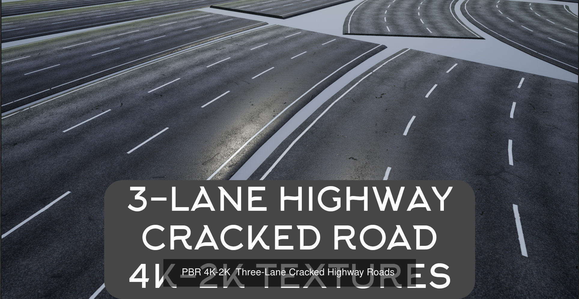 PBR 4K-2K Three-Lane Modular Highway Collection _2