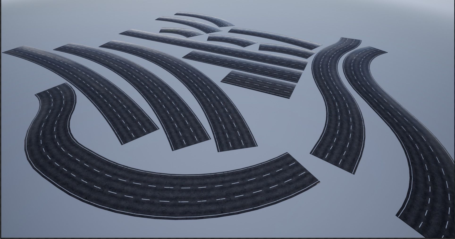 PBR 4K-2K Three-Lane Modular Highway Collection _15