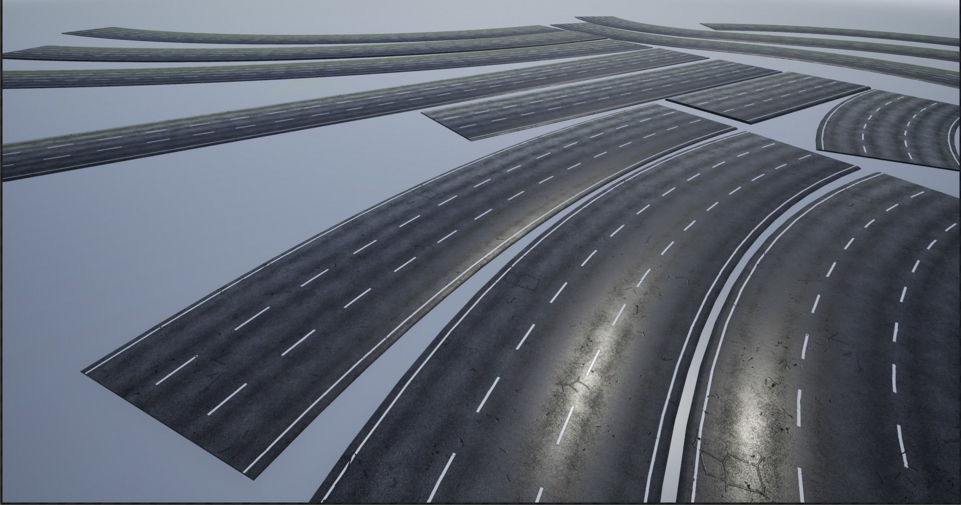 PBR 4K-2K Three-Lane Modular Highway Collection _5