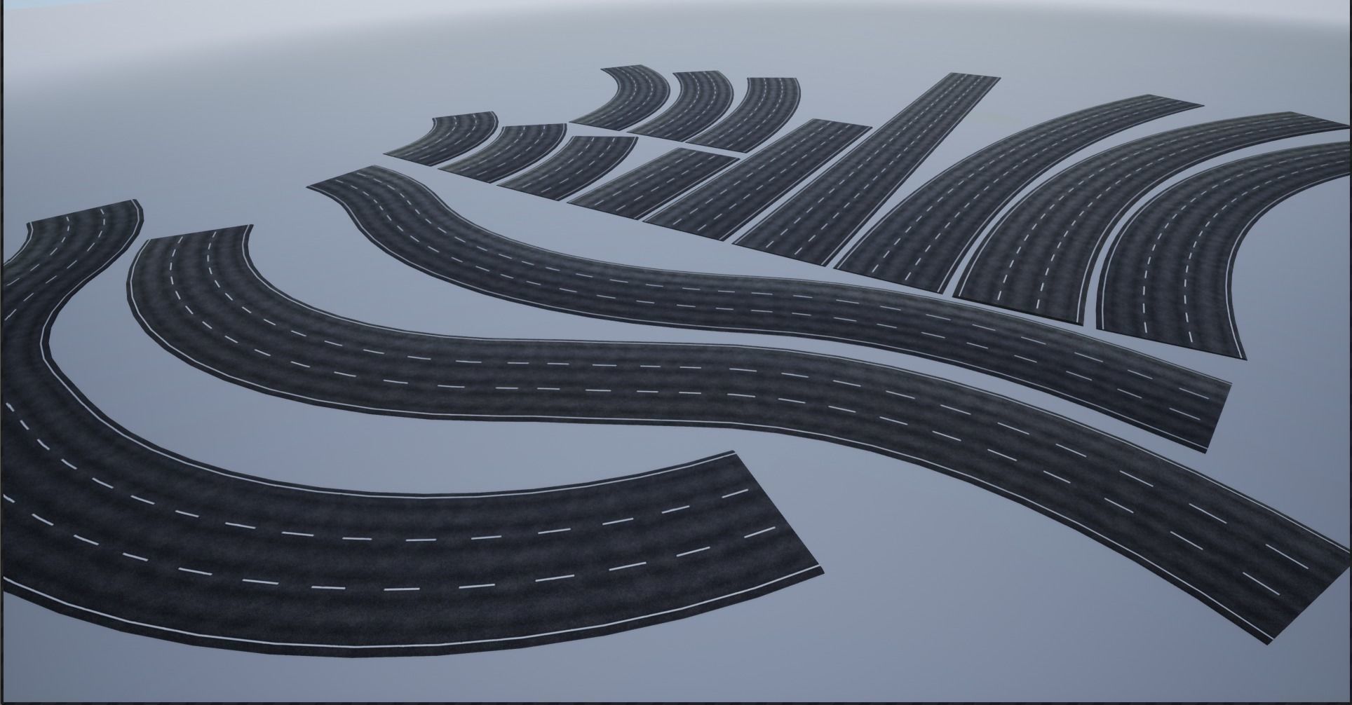 PBR 4K-2K Three-Lane Modular Highway Collection _9