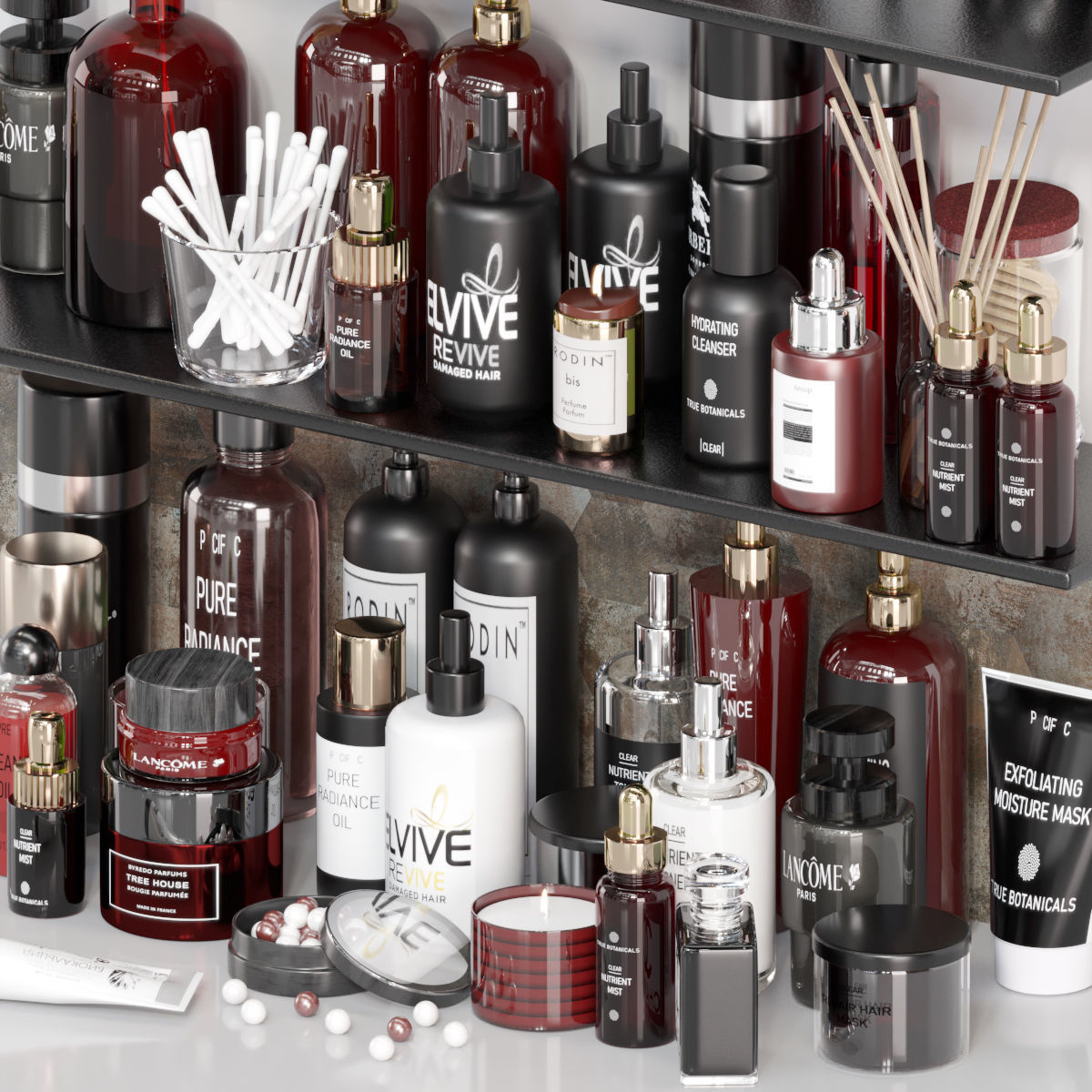 bathroom accessories 11 3D model_3