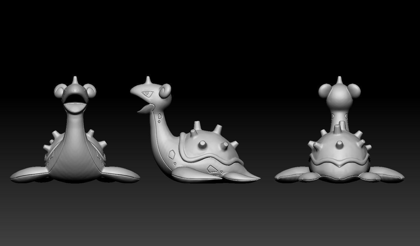 Pokemon Lapras 3D print model_1