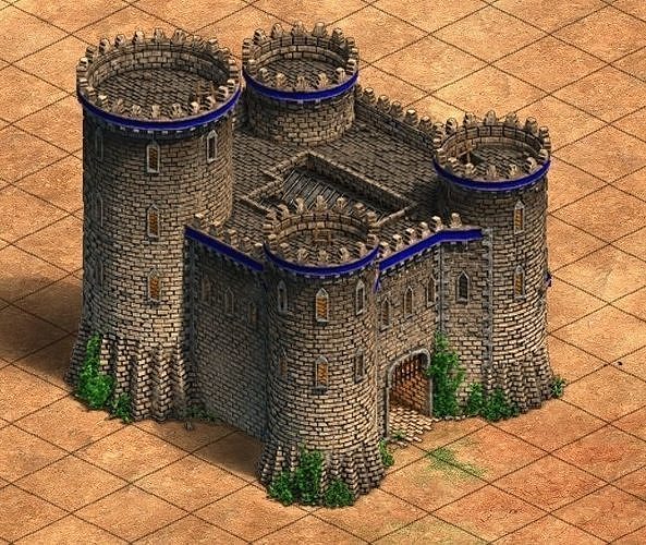 Middle Eastern Castle  - Age Of Empires II Free 3D print model