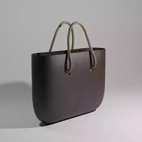 Woman bag with rope handles