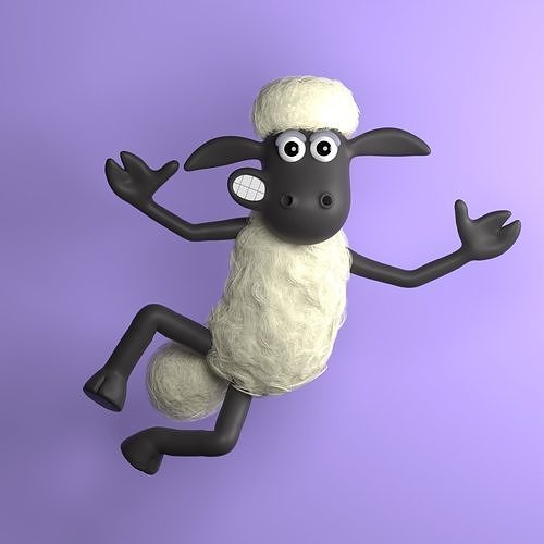 Shaun The Sheep - 3D Model 3D model