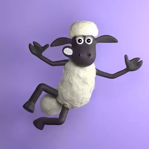 Shaun The Sheep - 3D Model