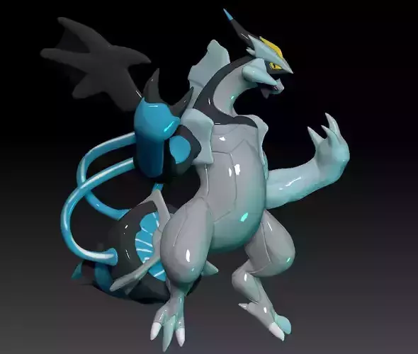 Pokemon Black Kyurem Overdrive Mode 3D print model