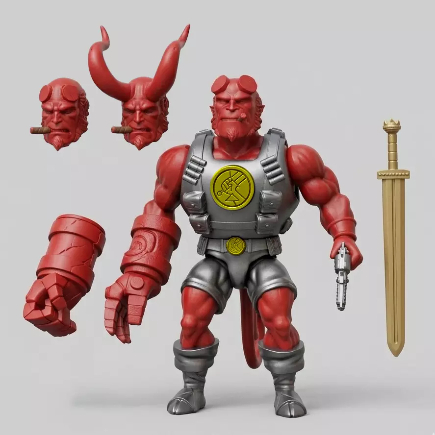 HELLBOY MOTU STYLE 3D print model
