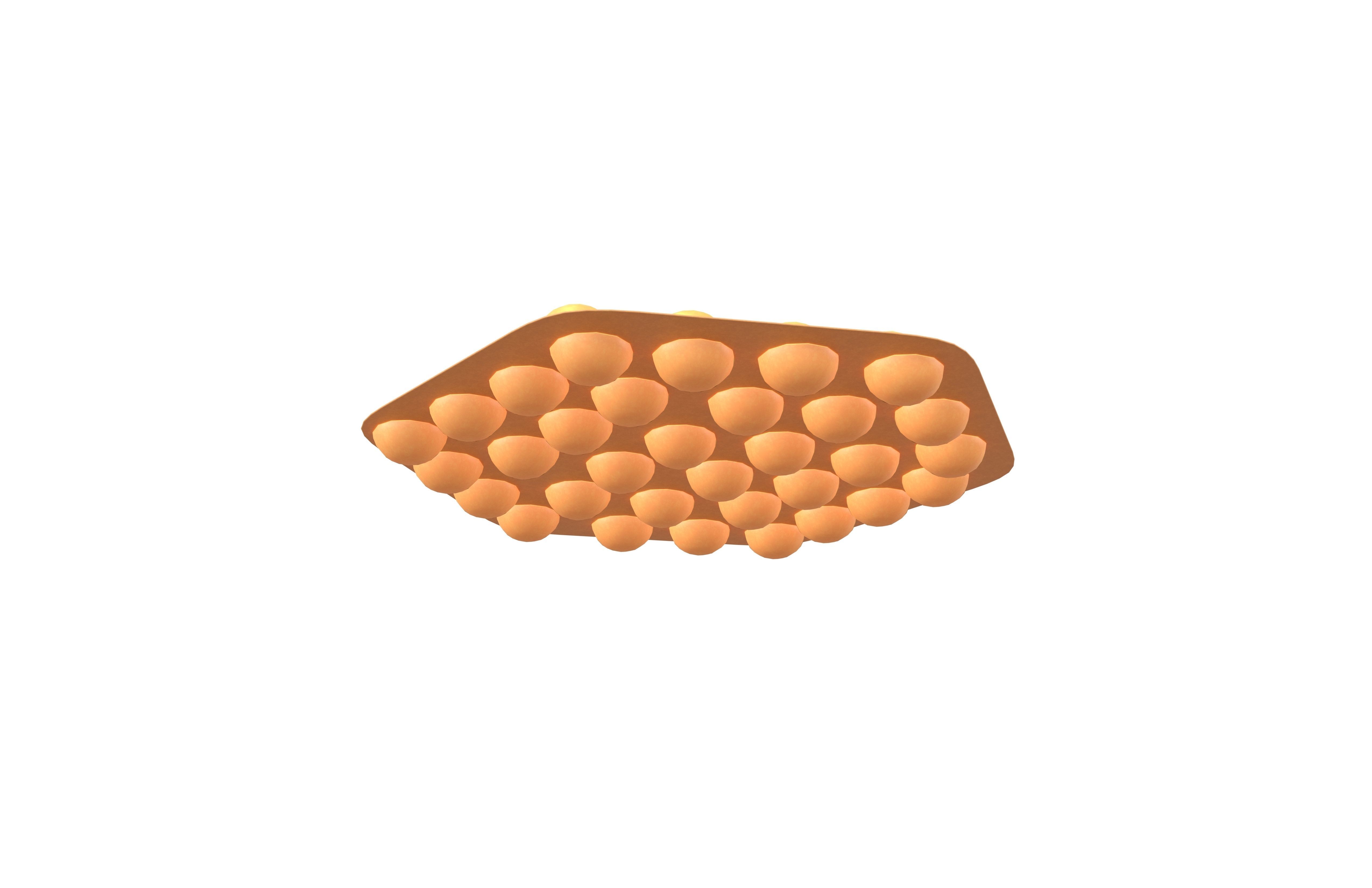 Mini Egg Puffs v2 001 Low-poly 3D model_3