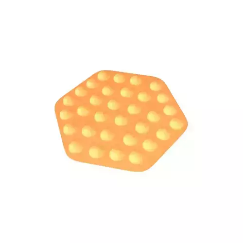Mini Egg Puffs v2 001 Low-poly 3D model