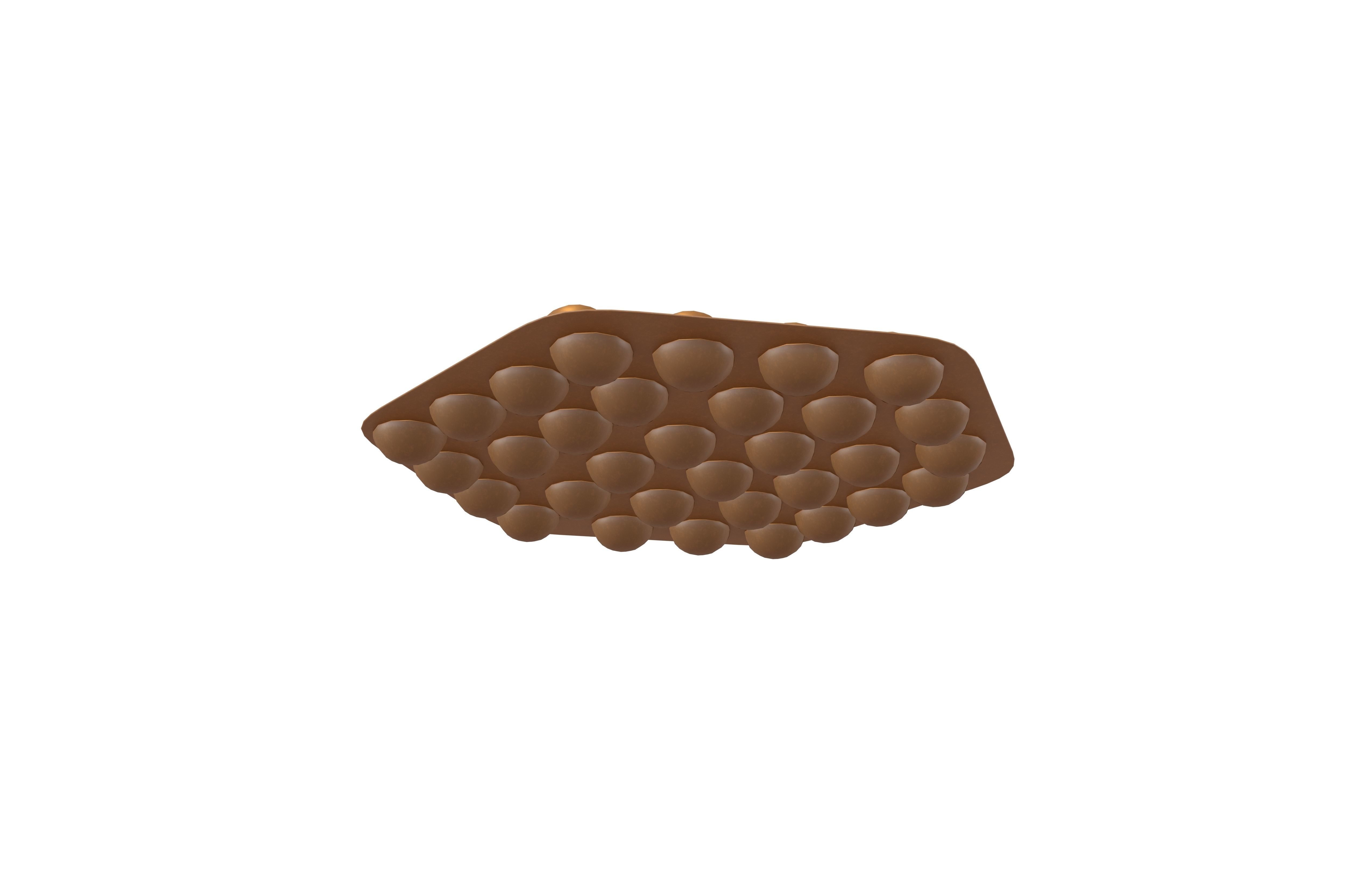 Mini Egg Puffs v2 002 Low-poly 3D model_3