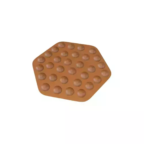 Mini Egg Puffs v2 002 Low-poly 3D model