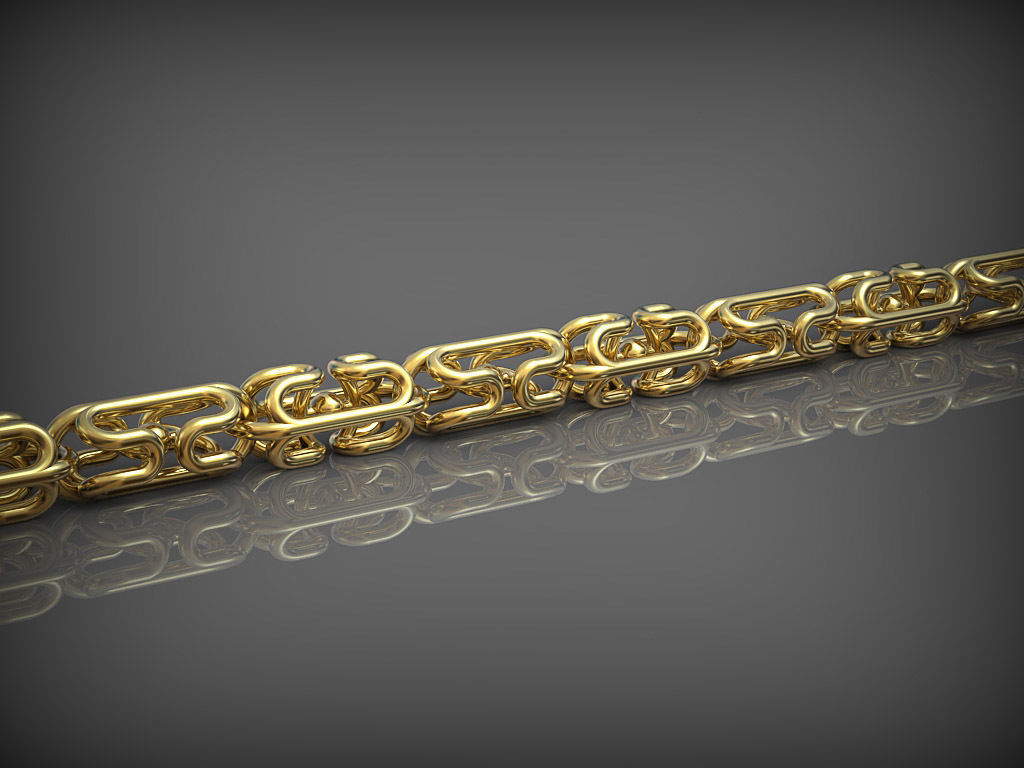 Chain Link 217 3D print model_3