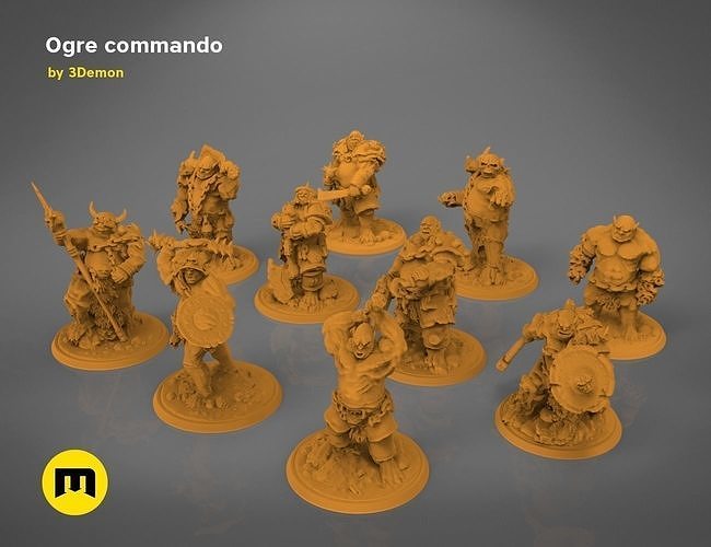 Ogre Commando 3D print model