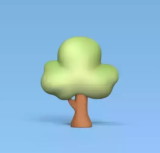 Tree Cloud Shape 3D print model