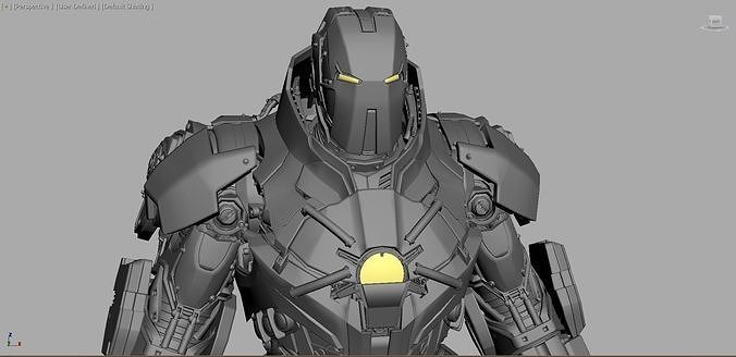 Ironman whiplash 3d model 3D model