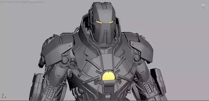 Ironman whiplash 3d model 3D model
