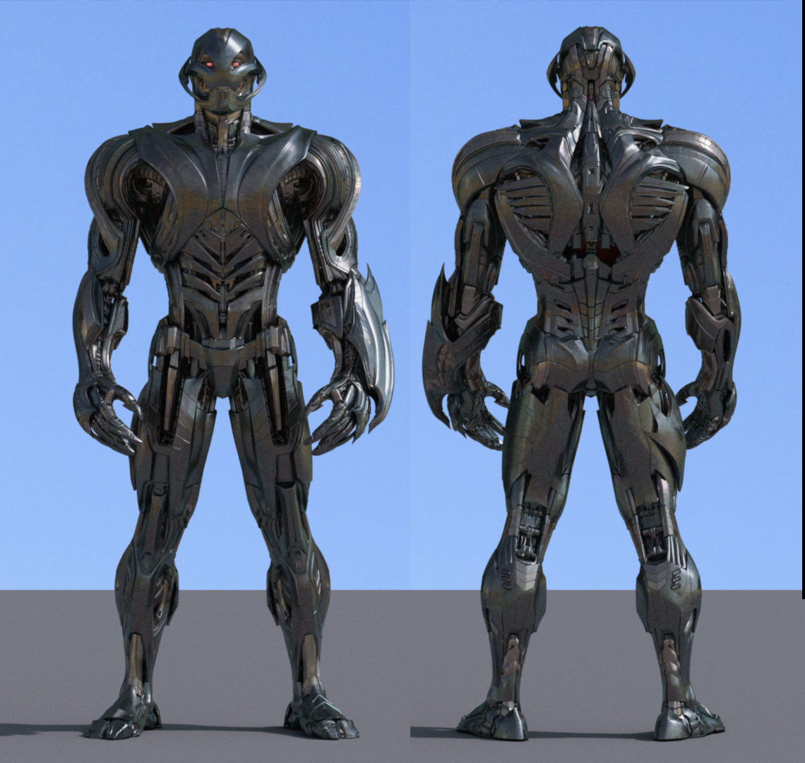 Ultimate Ultron 3d model 3D model_2