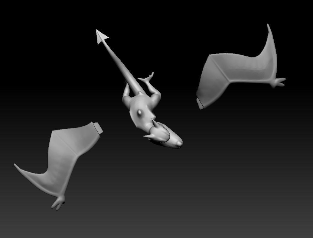 Pokemon Aerodactyl Mega Evolution 3D print model_2