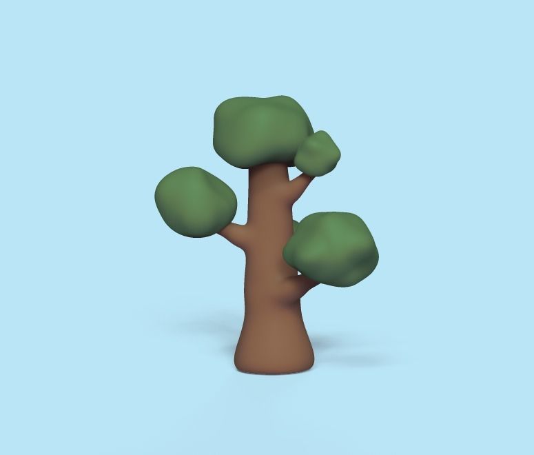 Tree Many Branches 3D print model_1