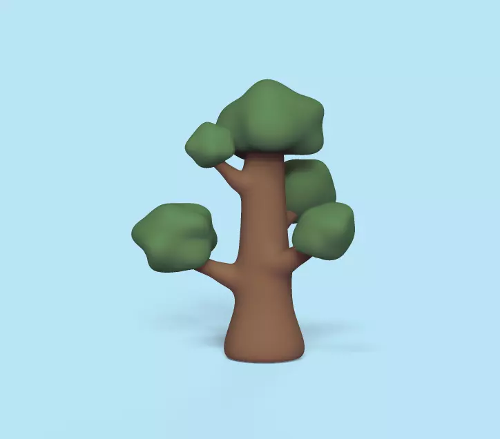 Tree Many Branches 3D print model_0