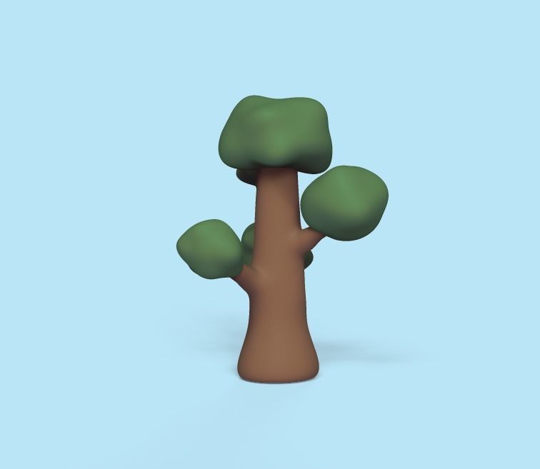 Tree Many Branches 3D print model_2