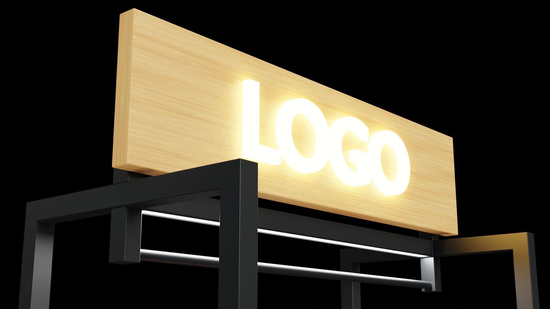 Klasika Shop Hangers Set of 8 3D model_9