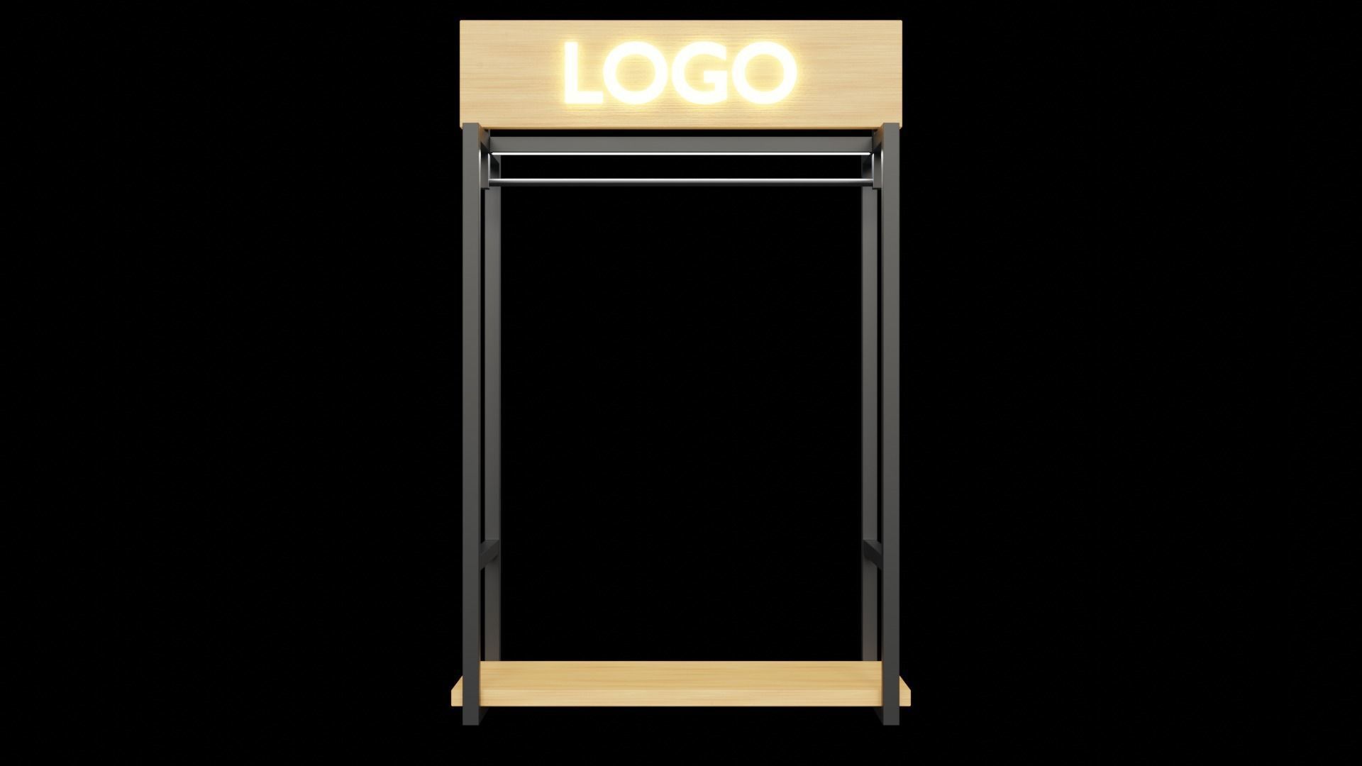 Klasika Shop Hangers Set of 8 3D model_16