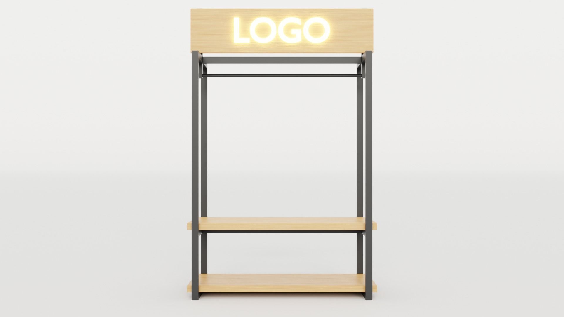 Klasika Shop Hangers Set of 8 3D model_13