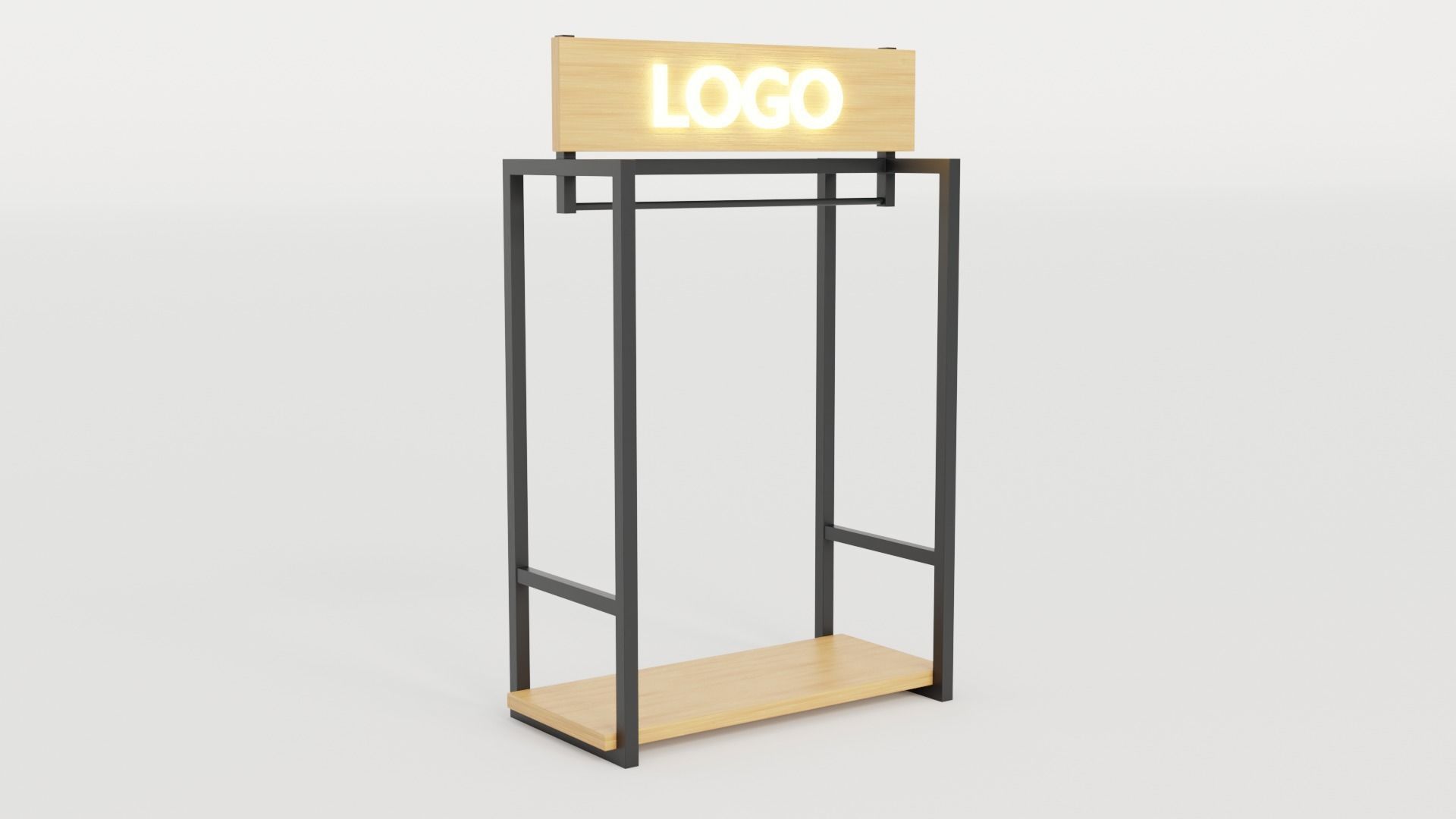 Klasika Shop Hangers Set of 8 3D model_15